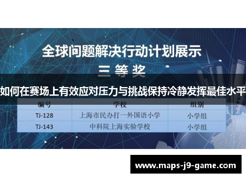 如何在赛场上有效应对压力与挑战保持冷静发挥最佳水平